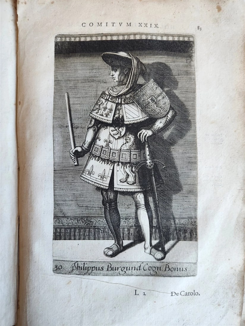 1584 HISTORY of HOLLAND antique ILLUSTRATED vellum bound Netherlands 16th CENT. - 10