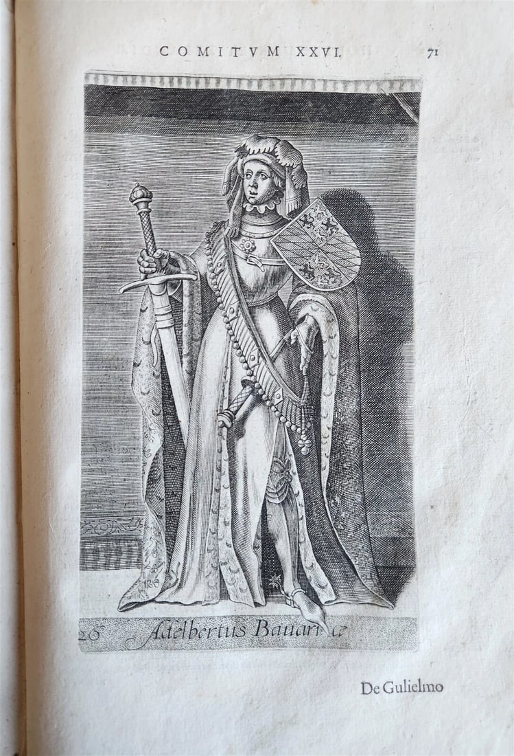 1584 HISTORY of HOLLAND antique ILLUSTRATED vellum bound Netherlands 16th CENT. - 13