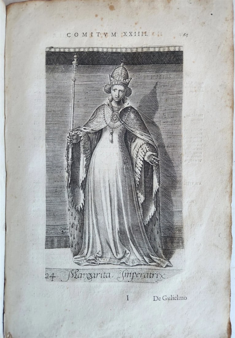 1584 HISTORY of HOLLAND antique ILLUSTRATED vellum bound Netherlands 16th CENT. - 15