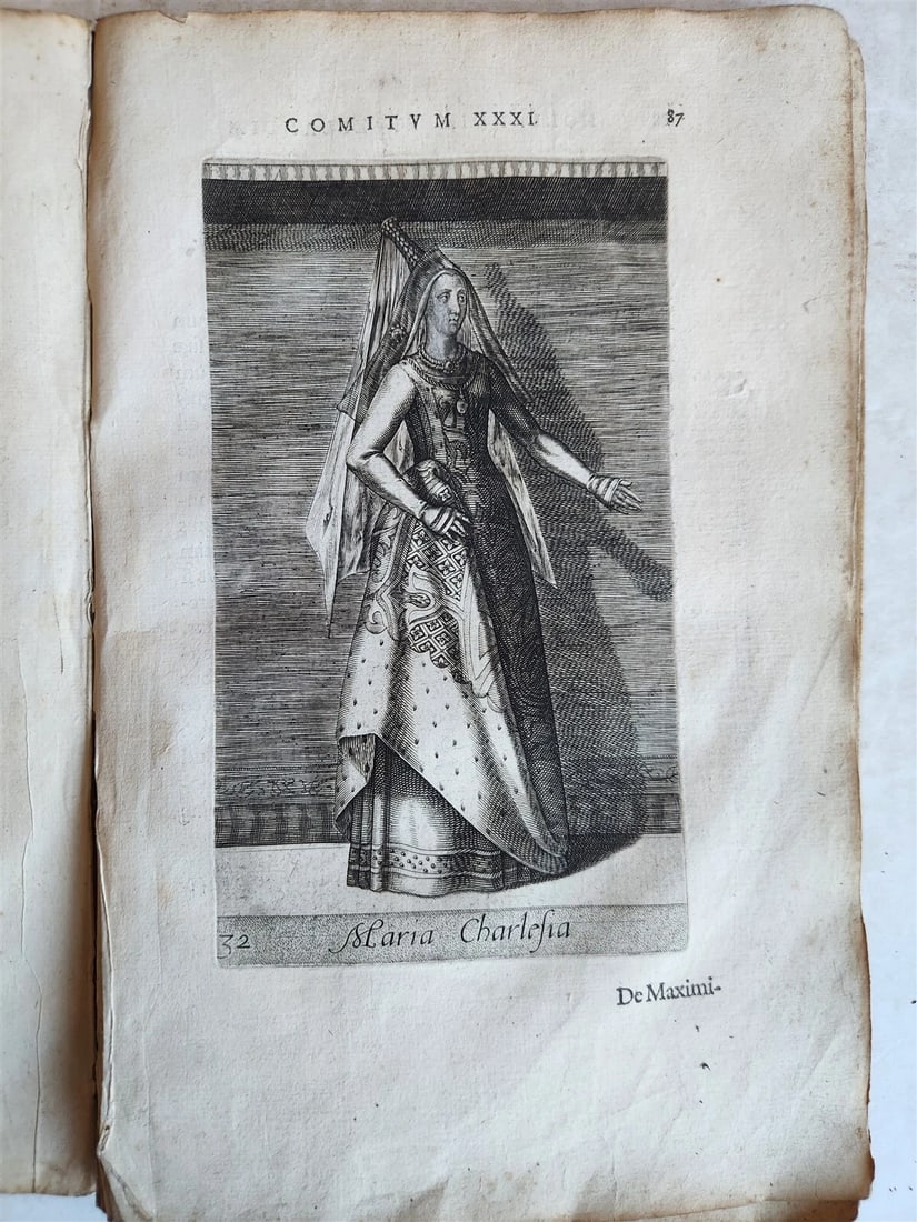 1584 HISTORY of HOLLAND antique ILLUSTRATED vellum bound Netherlands 16th CENT. - 8