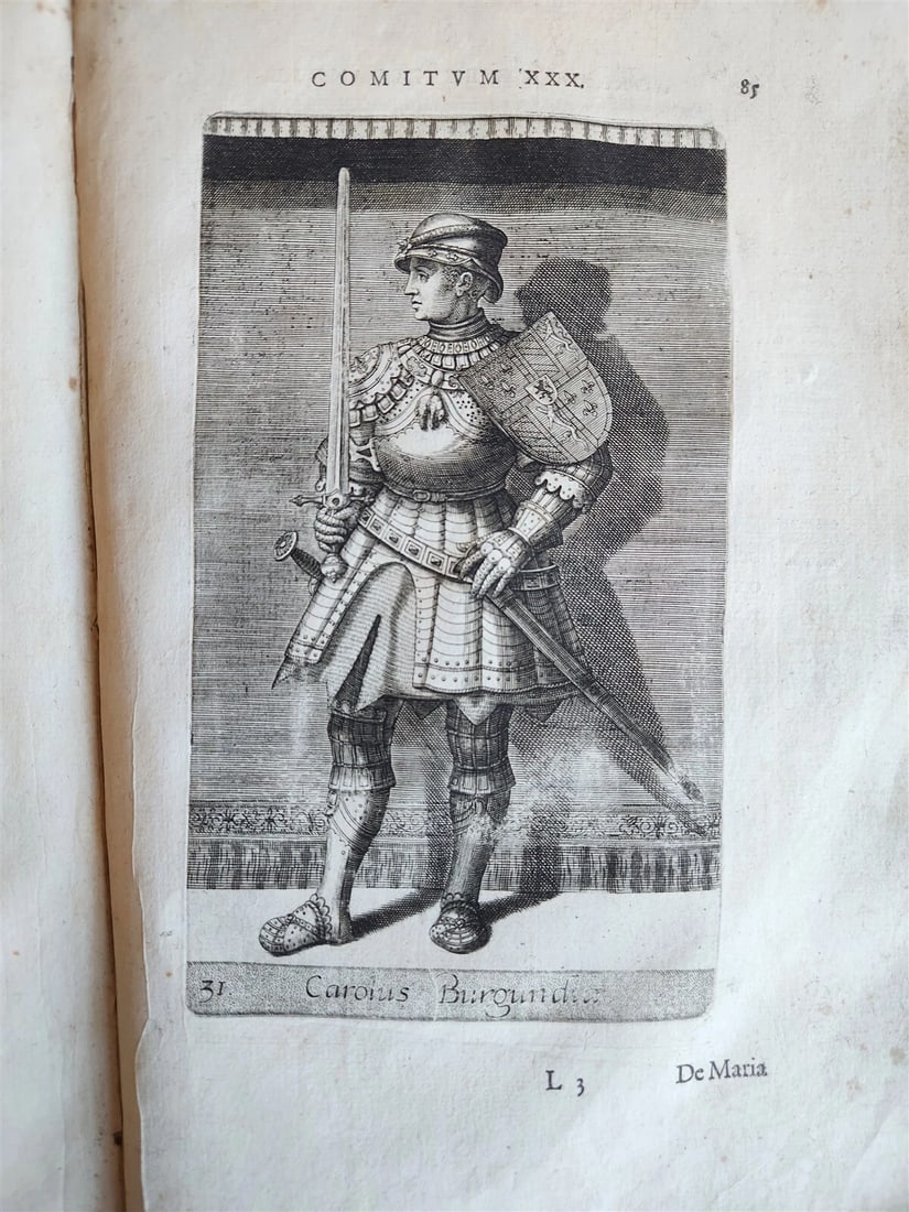 1584 HISTORY of HOLLAND antique ILLUSTRATED vellum bound Netherlands 16th CENT. - 9