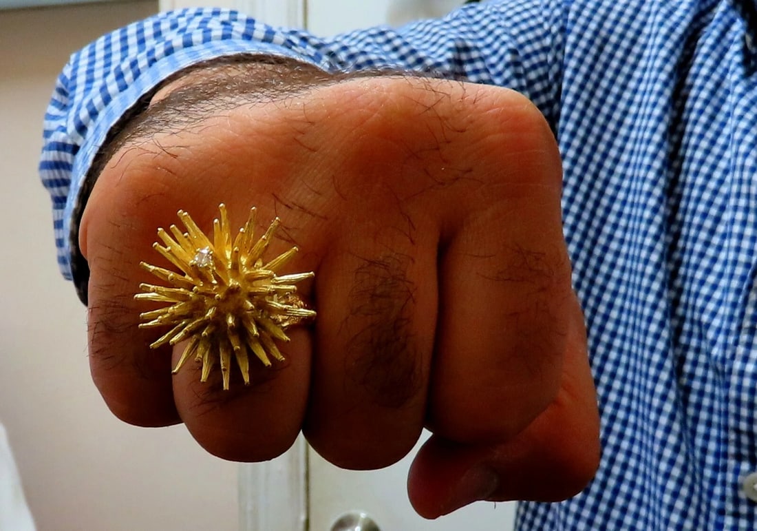 Corona Starburst 3D Diamond Ring Tactical Command Deco Flash 18kt - 6