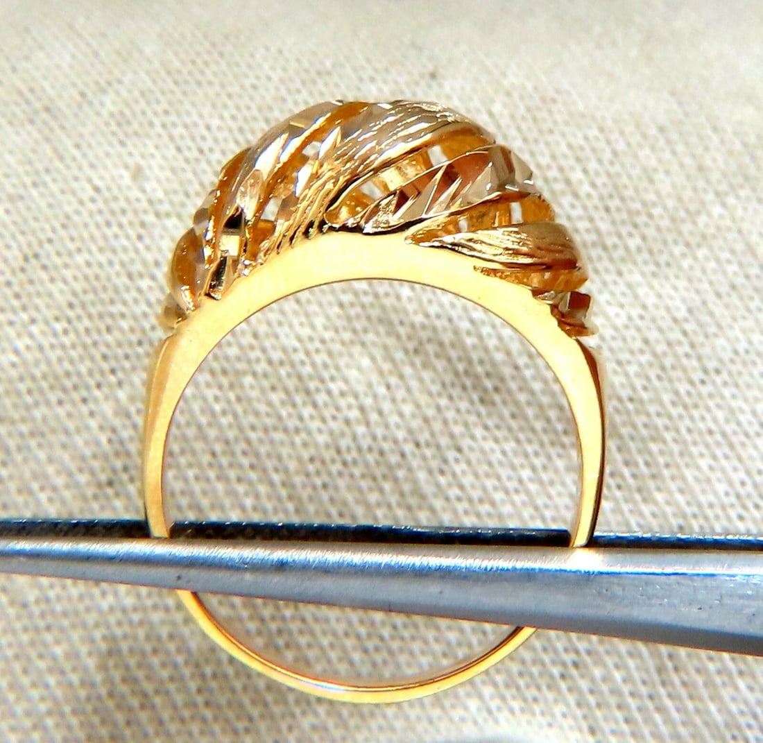 Dome Staggered 14kt Ring** - 4