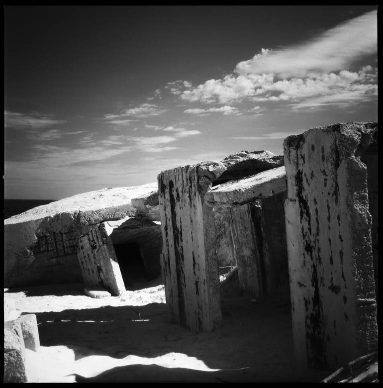 Ruin, Santa Maria Beach, Havana, Cuba - Silver Gelatin: Title: Ruin, Santa Maria Beach, Havana, Cuba - Silver Gelatin Photograph - Limited Edition of 10 Artist: Paul Cooklin Origin: United Kingdom Medium: Photography, Gelatin on Paper Dimensions: 20 W x 20