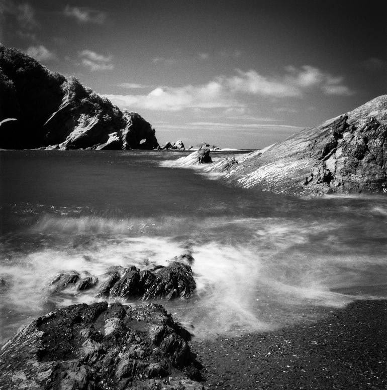 Rocks, Combe Martin, North Devon [Infrared Film] - Silver Gelatin (1 of 3)