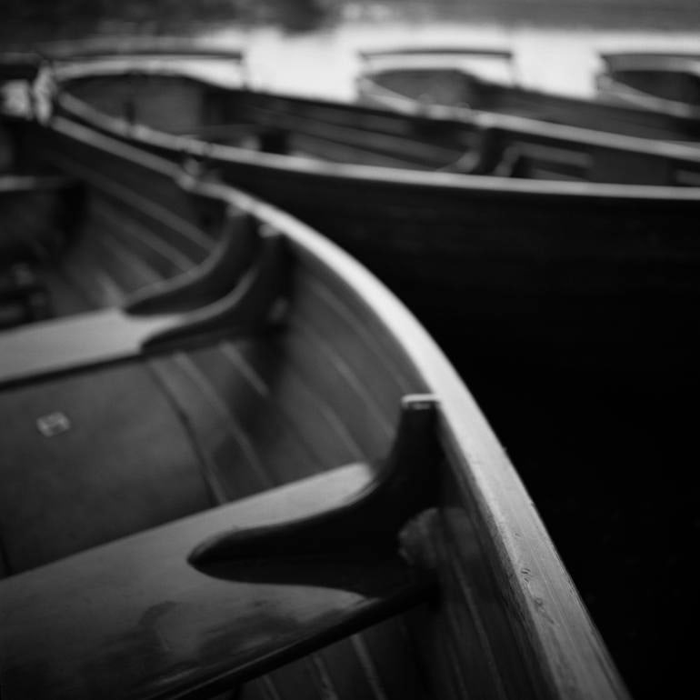 Rowing Boats, Dedham Vale, Essex - Silver Gelatin