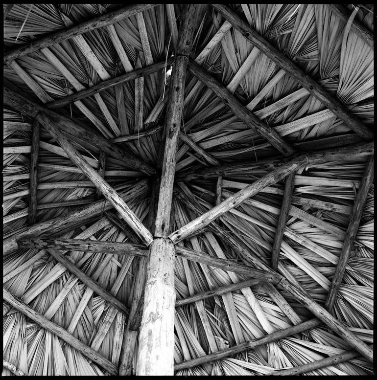 Parasol, Santa Maria Beach, Havana, Cuba - Silver Gelatin
