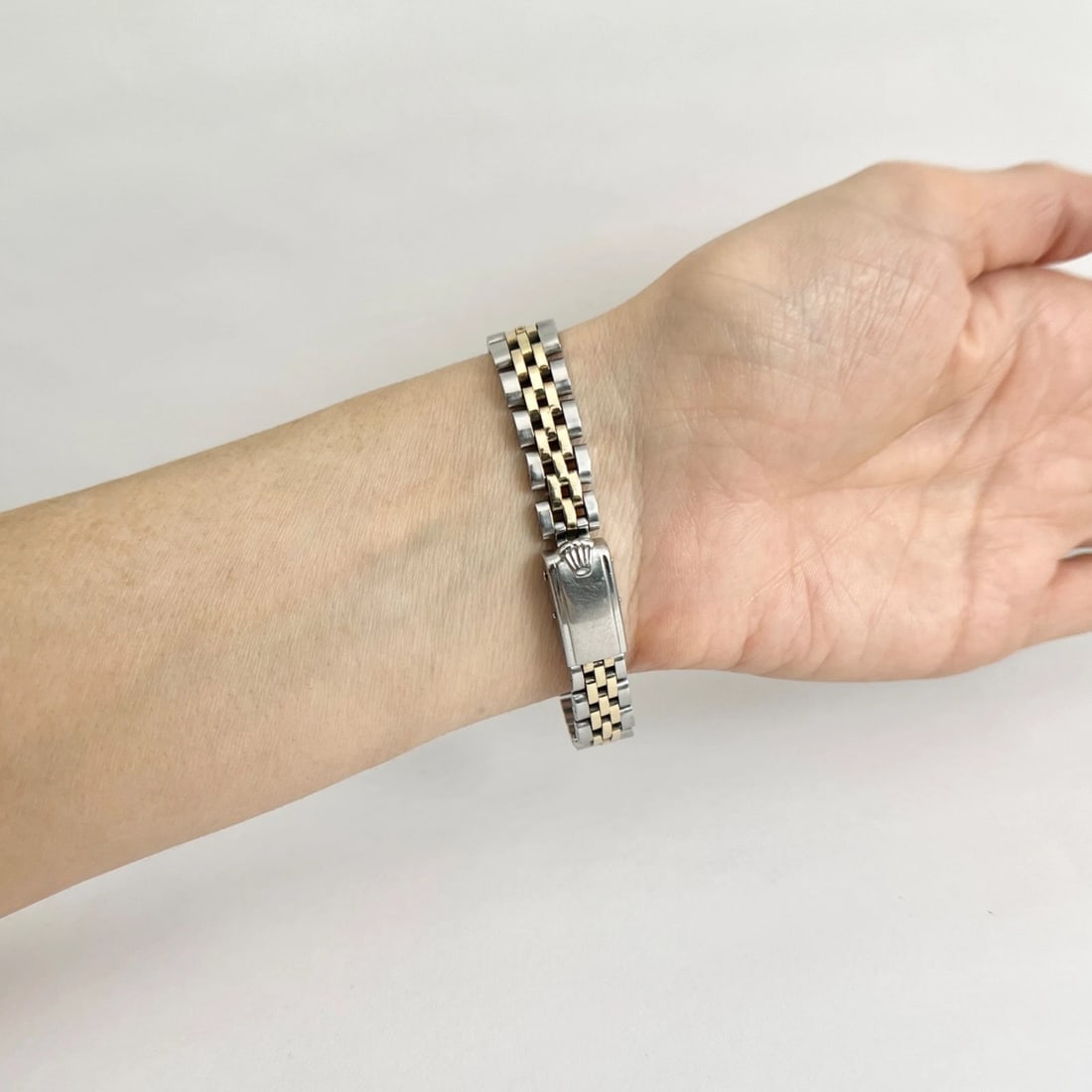 Vintage Rolex Oyster-Perpetual Date Two-Tone Stainless Steel Watch, 25 mm - 5