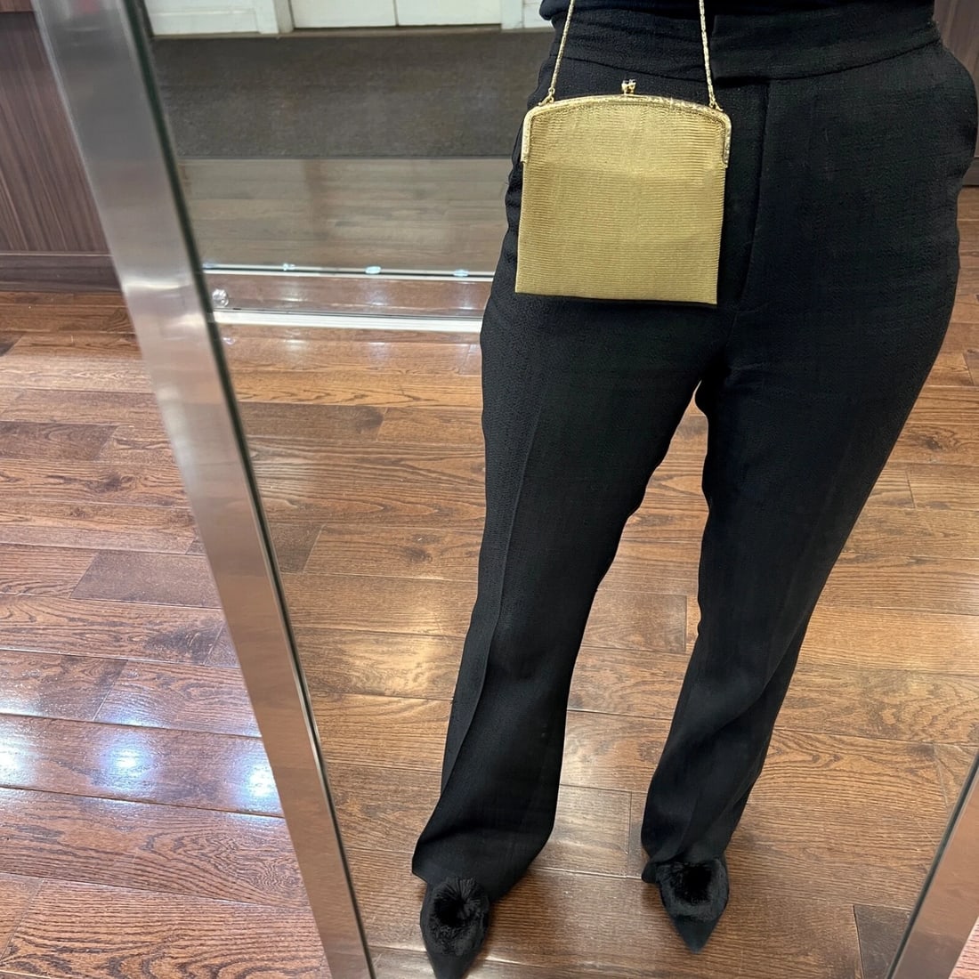 Antique Art Nouveau Mesh Chain Sapphire Purse 14K Yellow Gold, 157.34 Grams - 12