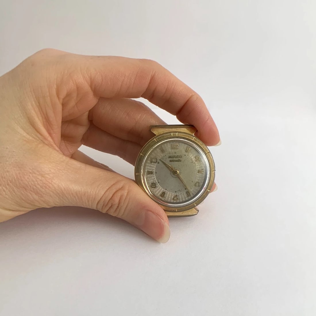 Antique Mulco Yellow Gold-Plated Stainless Steel Watch, 33 mm, 35.65 Gr - 4