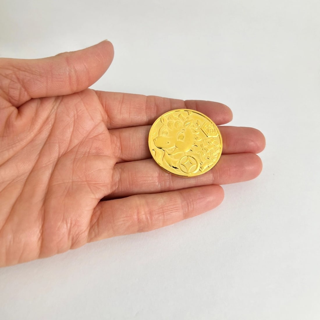 Lukfook Chinese Lucky Fortune Horse 24K Gold Coin, 30 Grams - 5