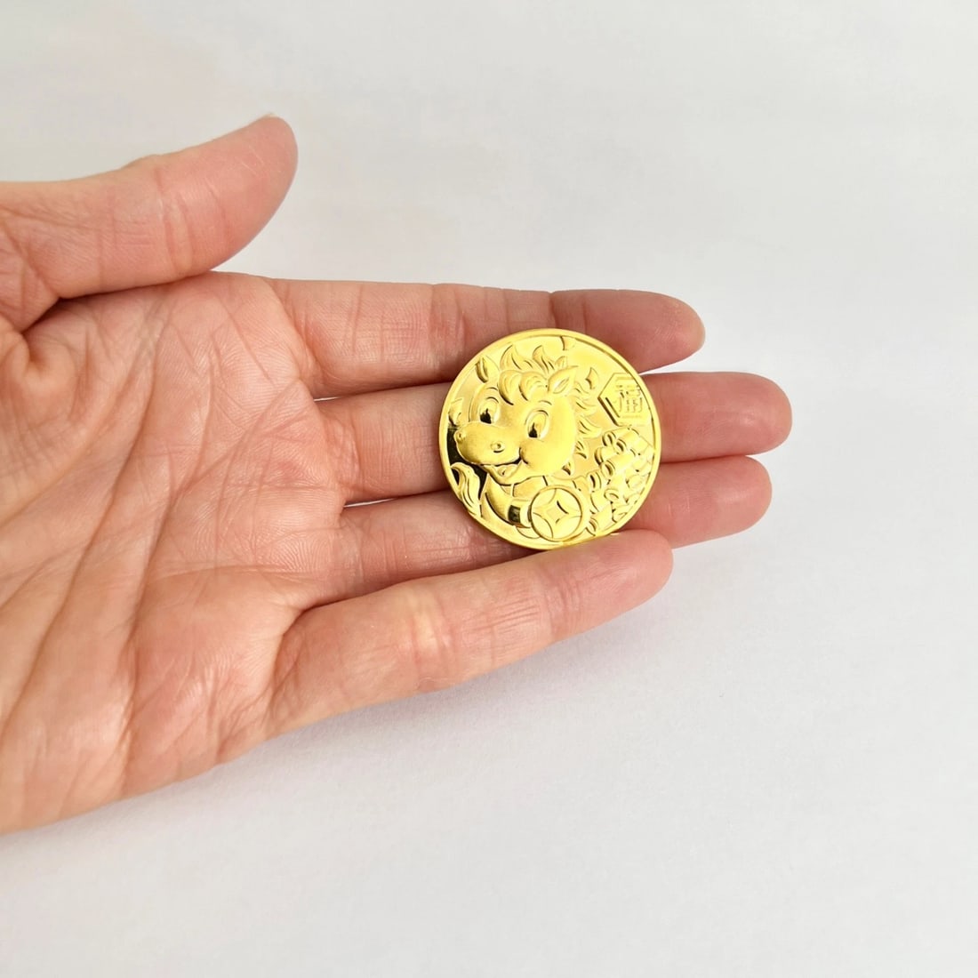 Lukfook Chinese Lucky Fortune Horse 24K Gold Coin, 30 Grams - 6