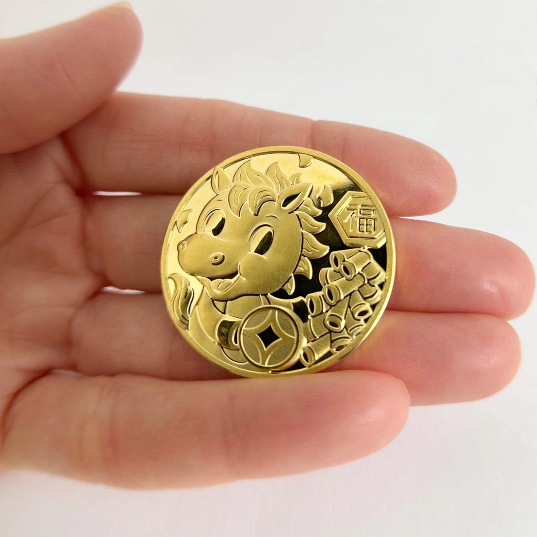 Lukfook Chinese Lucky Fortune Horse 24K Gold Coin, 30 Grams - 7