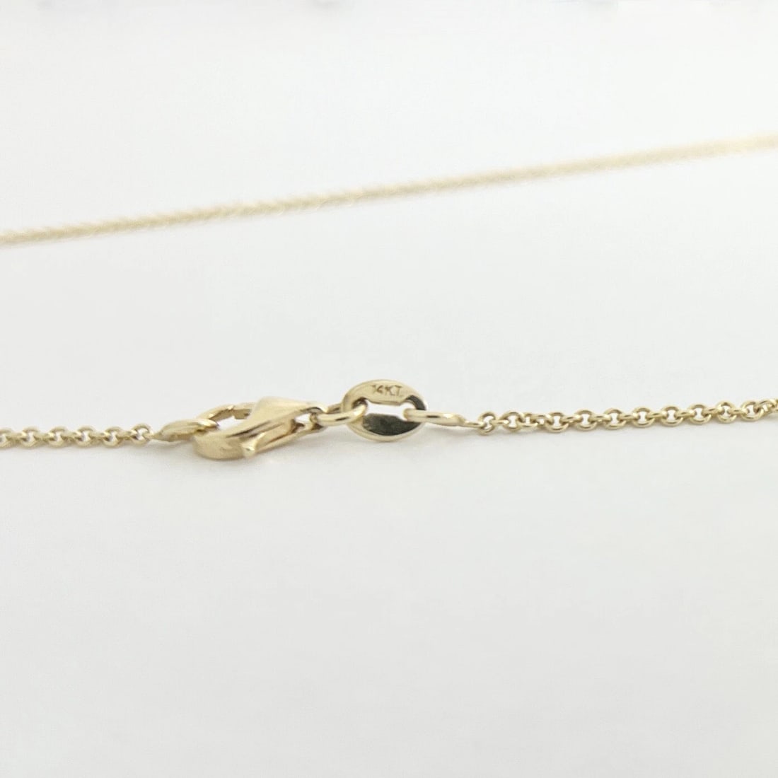 Emerald Diamond Gemstone Teardrop Pendant Necklace 14K Yellow Gold, 3.98 Grams - 8