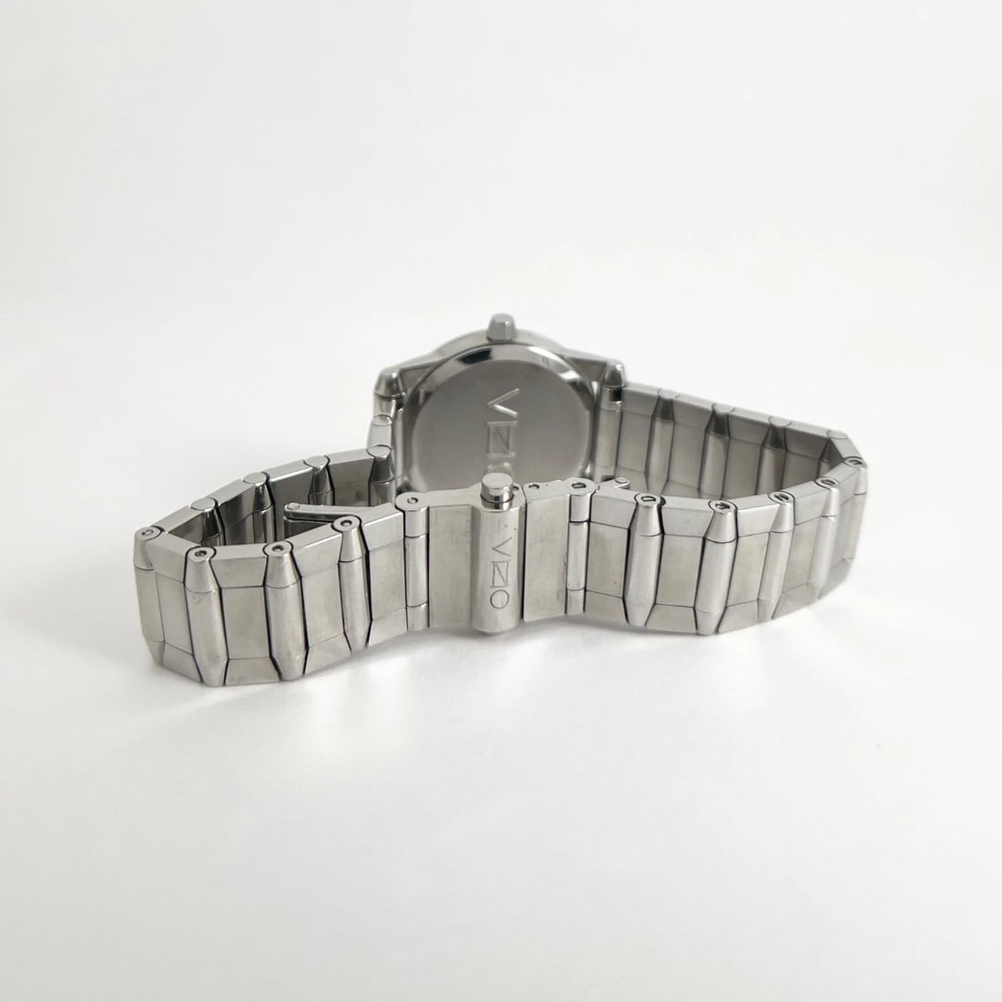 Movado Vizio Diamond Bezel Black Dial Stainless Steel Watch, 25 mm - 7