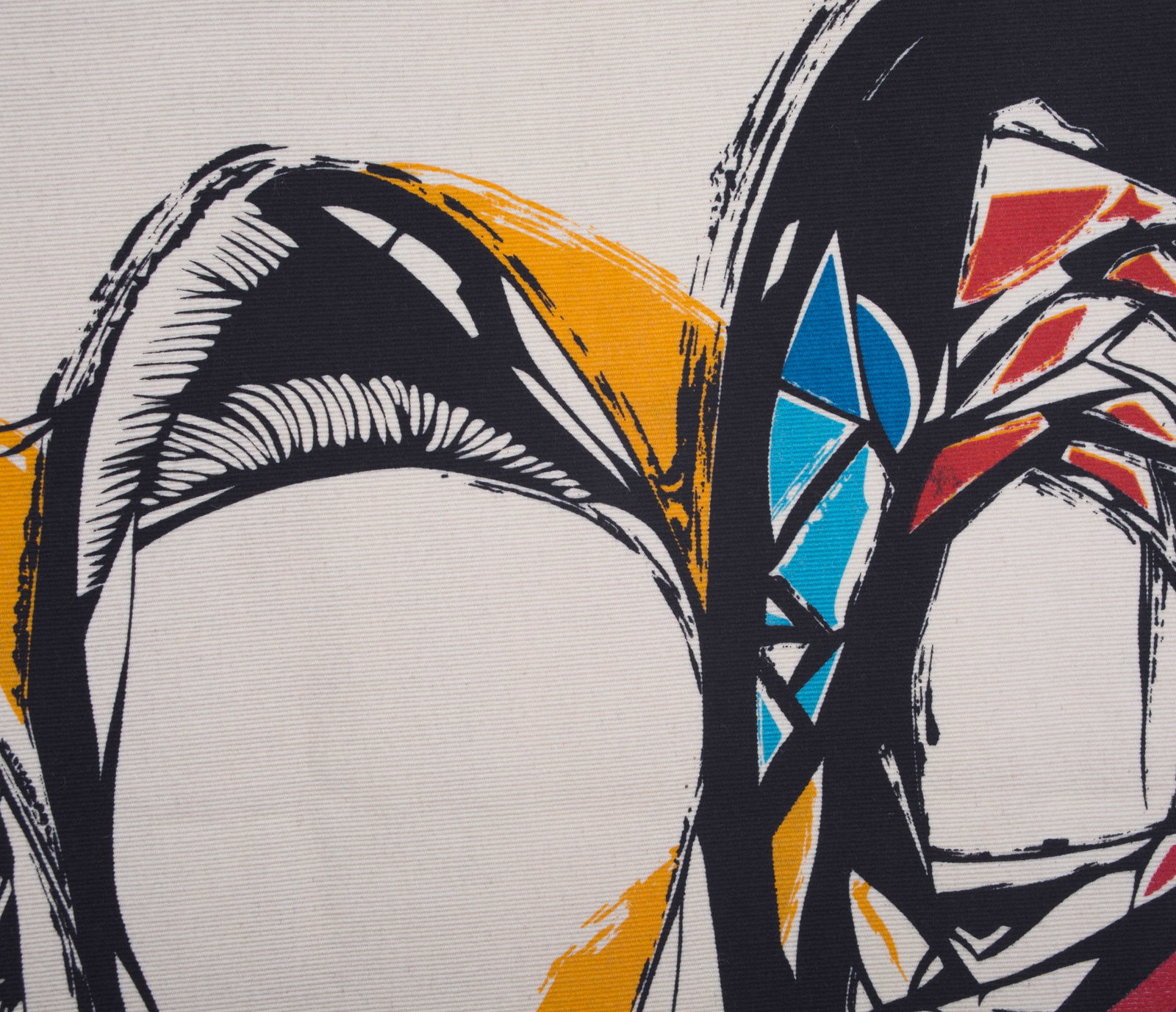 Mathieu Mategot tapestry Robert Four silk screened signed Totem - 6