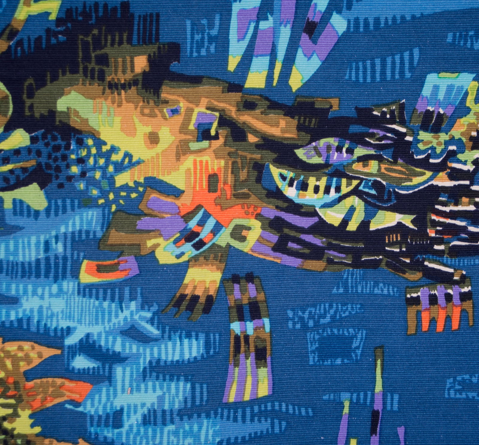 FRENCH TAPESTRY Debieve MODERNIST AUBUSSON seascape - 3