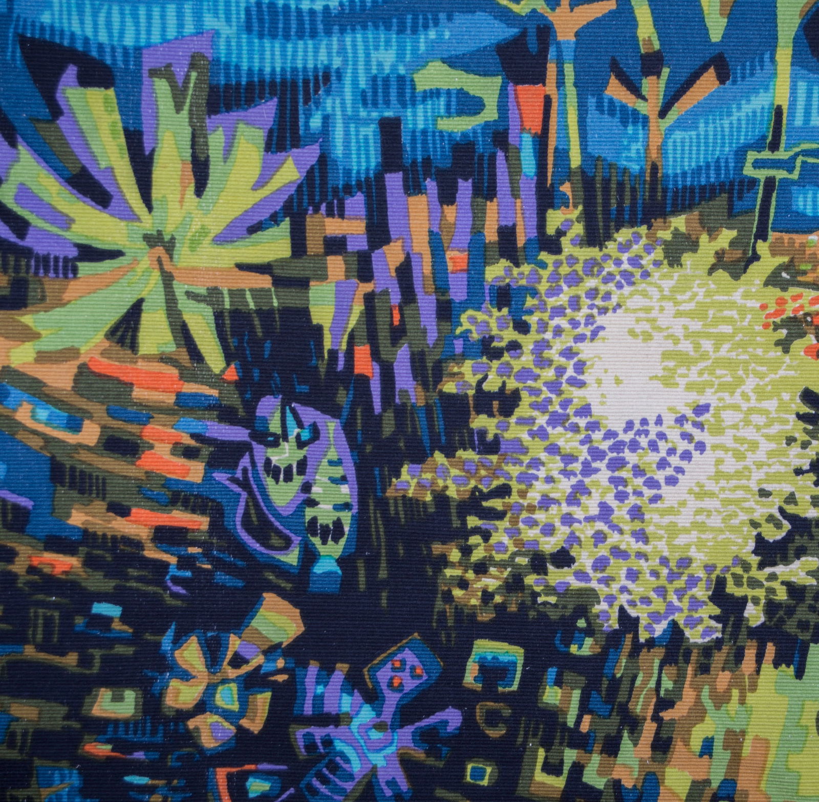 FRENCH TAPESTRY Debieve MODERNIST AUBUSSON seascape - 7