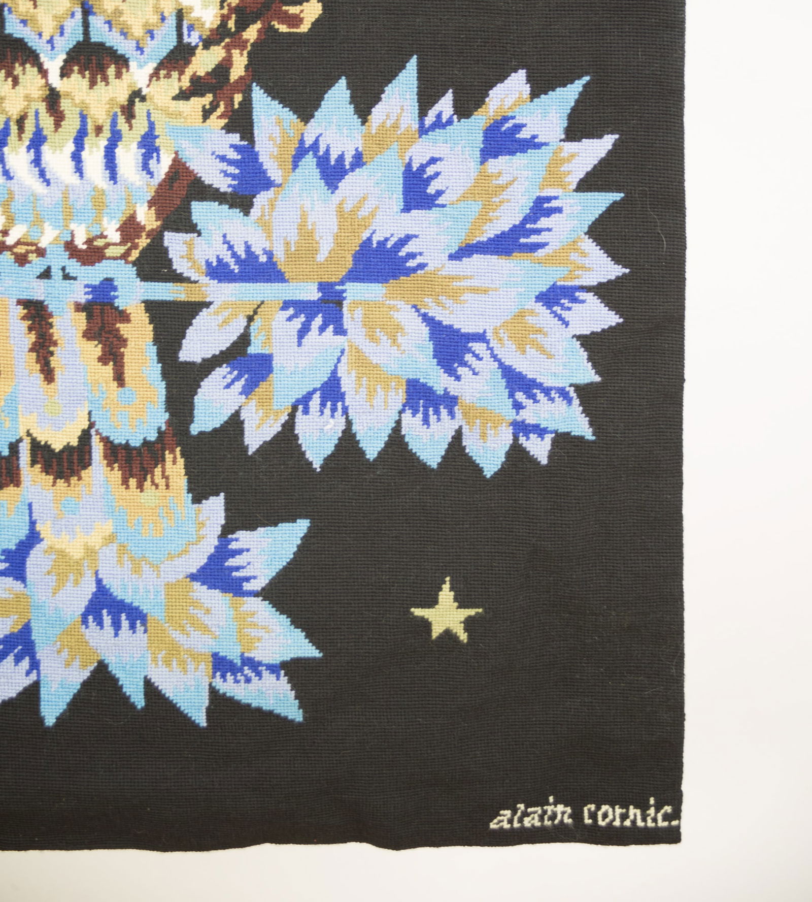 Alain Cornic petit point tapestry Robert Four Aubusson - 4