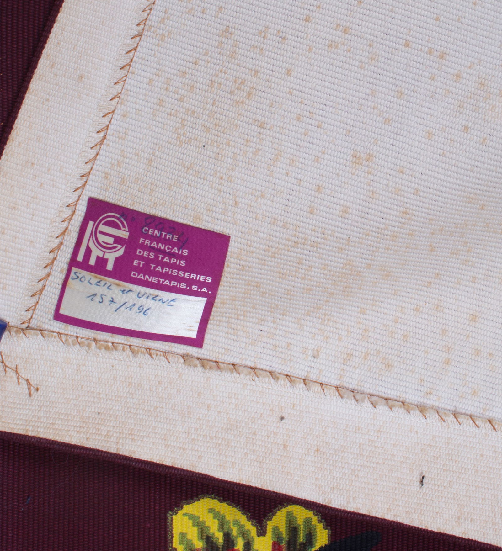 FRENCH TAPESTRY JEAN PICART LEDOUX MODERNIST AUBUSSON - 6