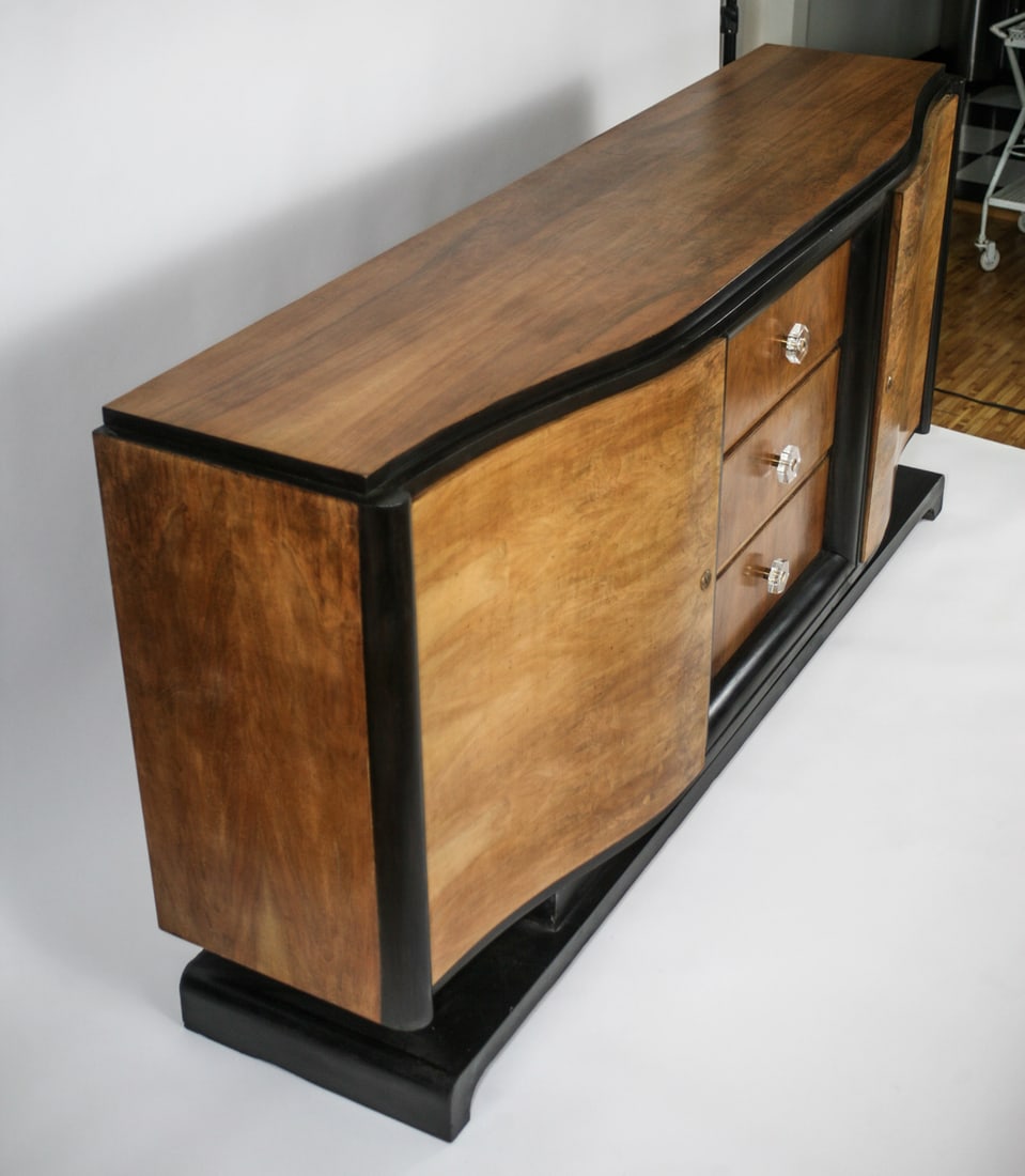 FRENCH ART DECO CUBIST MODERNIST SIDEBOARD DOMINIQUE ADNET - 2