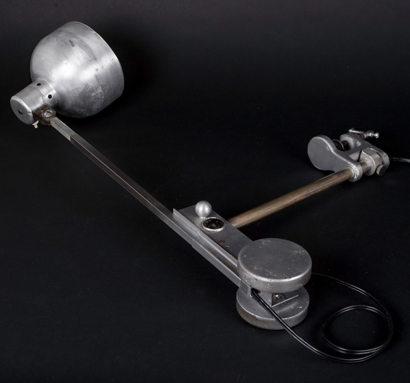 French modernist mid century industrial task lamp Ferdinand Solere - 6