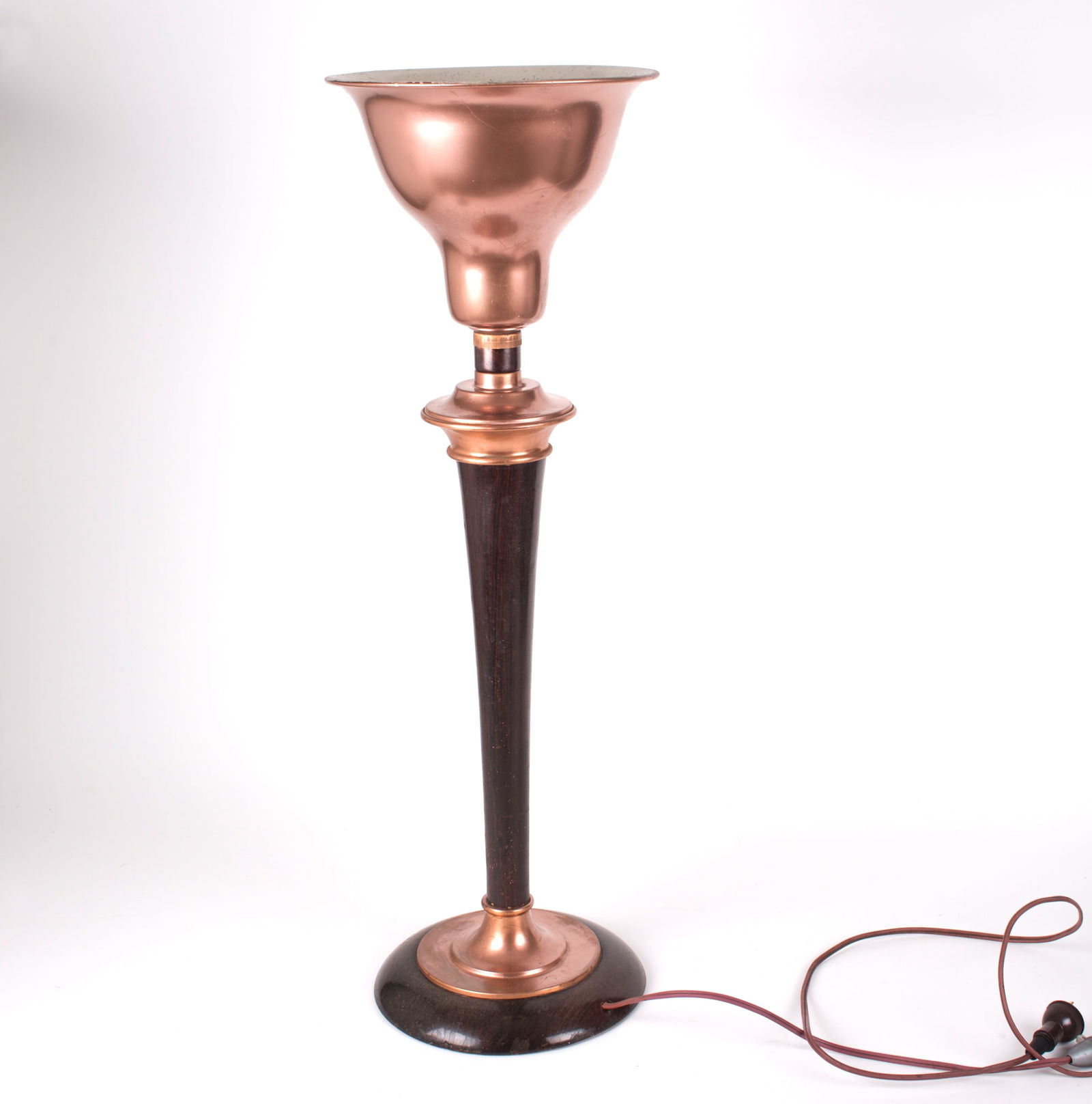 FRENCH torchiere ART DECO MAZDA TASK LAMP - 2