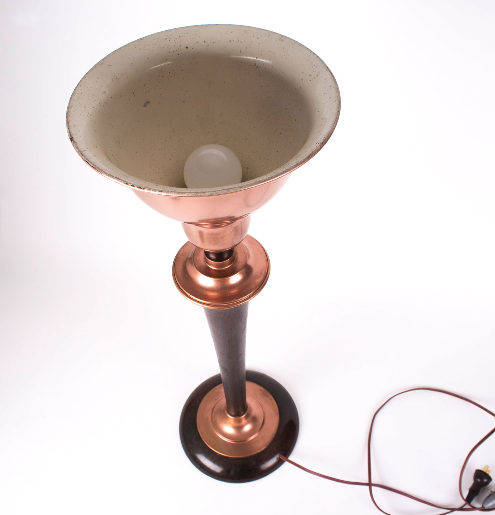 FRENCH torchiere ART DECO MAZDA TASK LAMP - 4