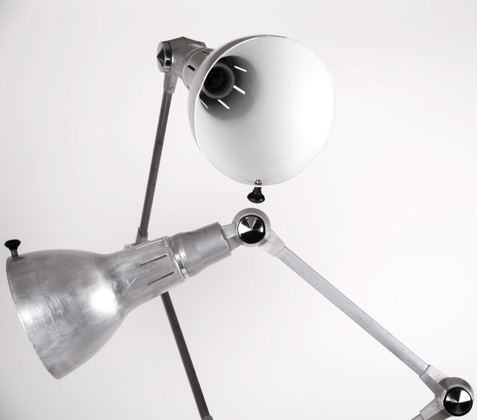 Pair of FRENCH INDUSTRIAL JIELDE MODERNIST LAMP DOMECQ LAC - 6