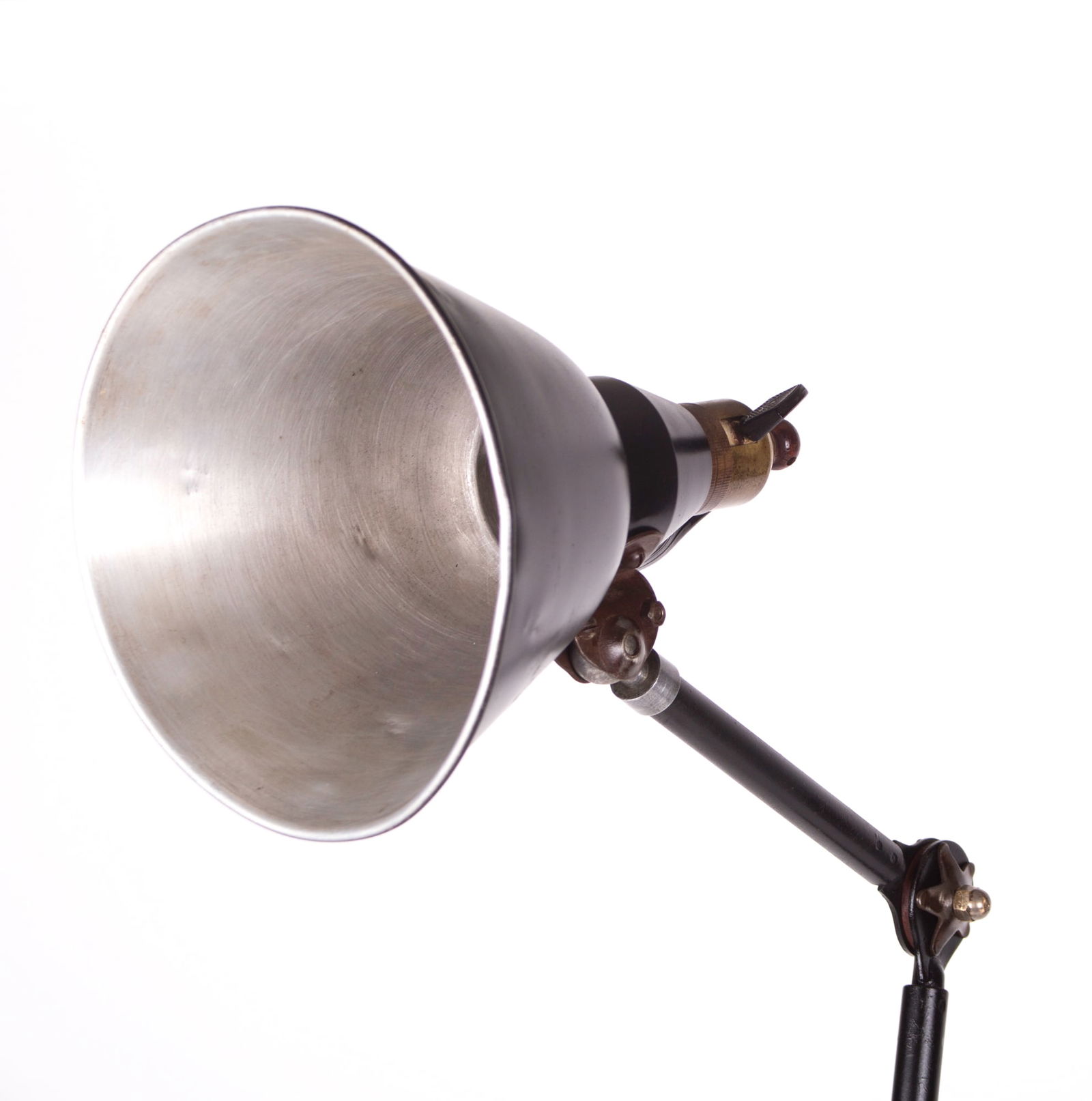 FRENCH INDUSTRIAL ART DECO MAZDA TASK LAMP black color - 2