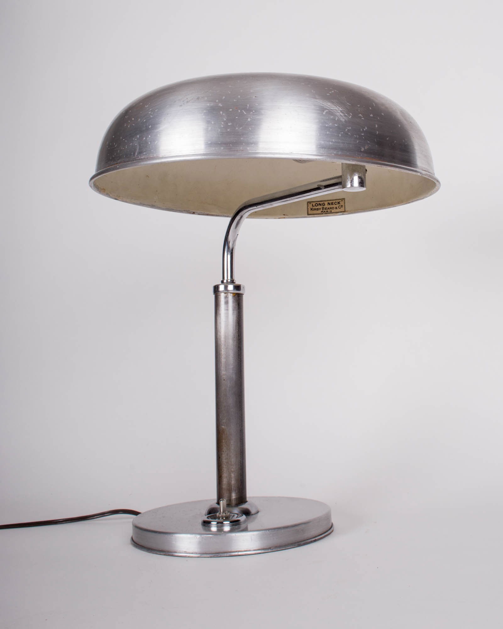Kirby Beard art deco long neck Lamp Belmag Zurich: Title: Kirby Beard art deco long neck Lamp Belmag Zurich Description: Kirby Beard was an English luxury store which advertised that they offer anything a gentleman could desire . William Cowcher start