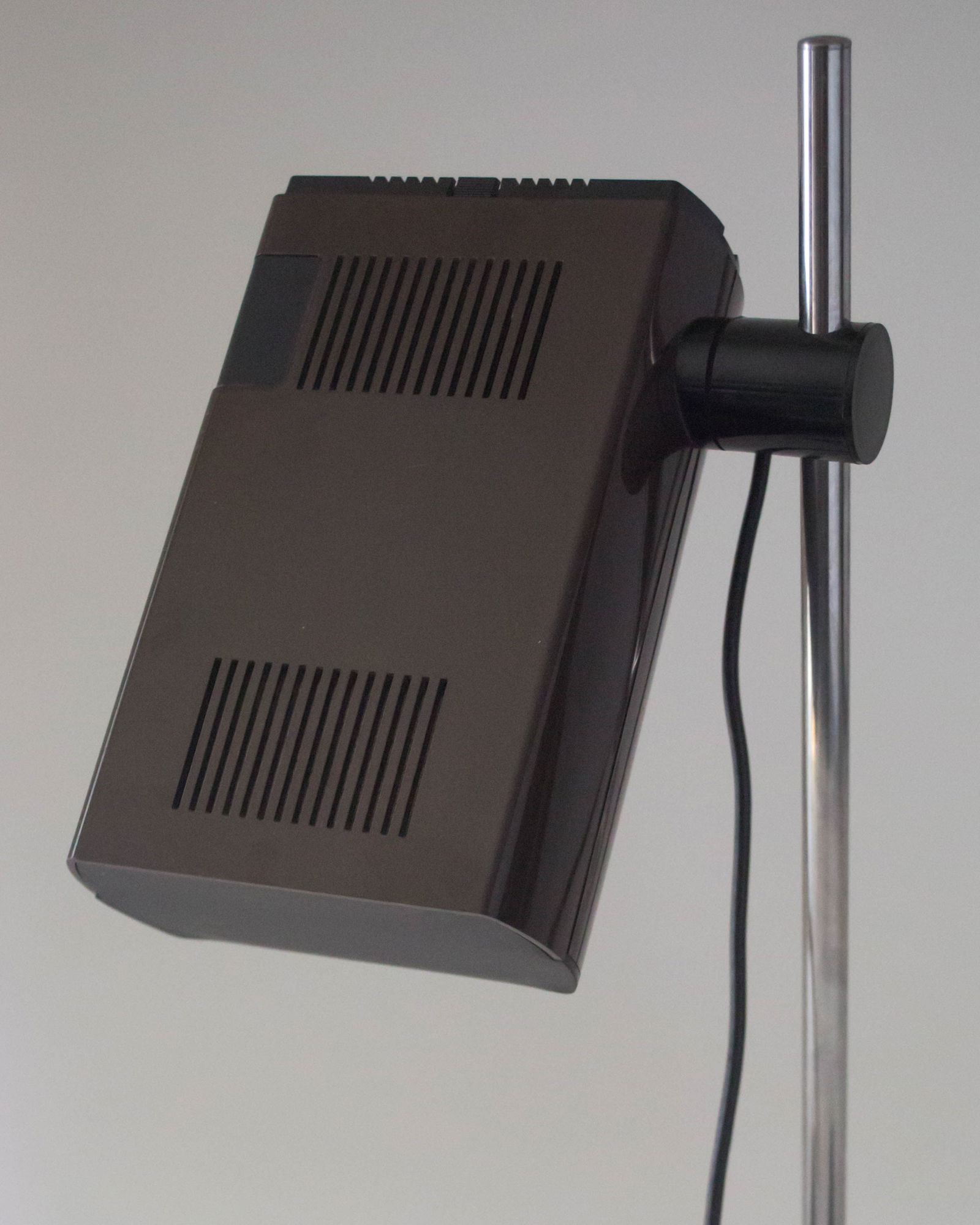 1970's FRENCH DESIGN - Talopp Vintage Office Desk Lamp brown tabaco - 2