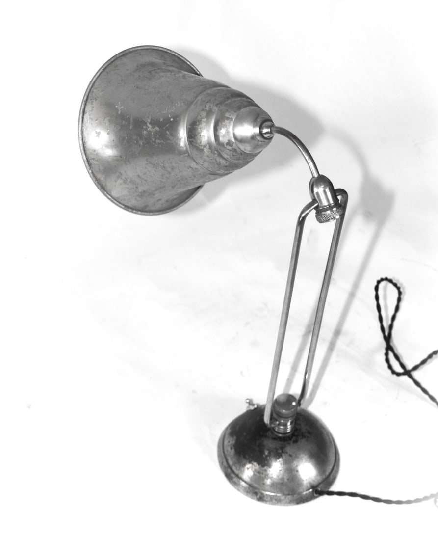 FRENCH MODERNIST INDUSTRIAL DESK TASK LAMP JUMO PERRIAND ADNET 610 V2 - 3