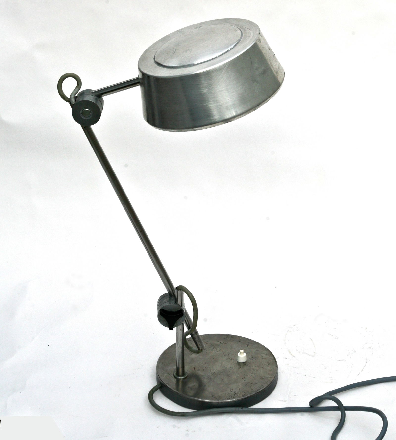 FRENCH MODERNIST JUMO DESK LAMP mid century: Title: FRENCH MODERNIST JUMO DESK LAMP mid century Description: French modernist desk lamp made in the 1950's by Jumo , an important lamp making company from France who used the best designer of