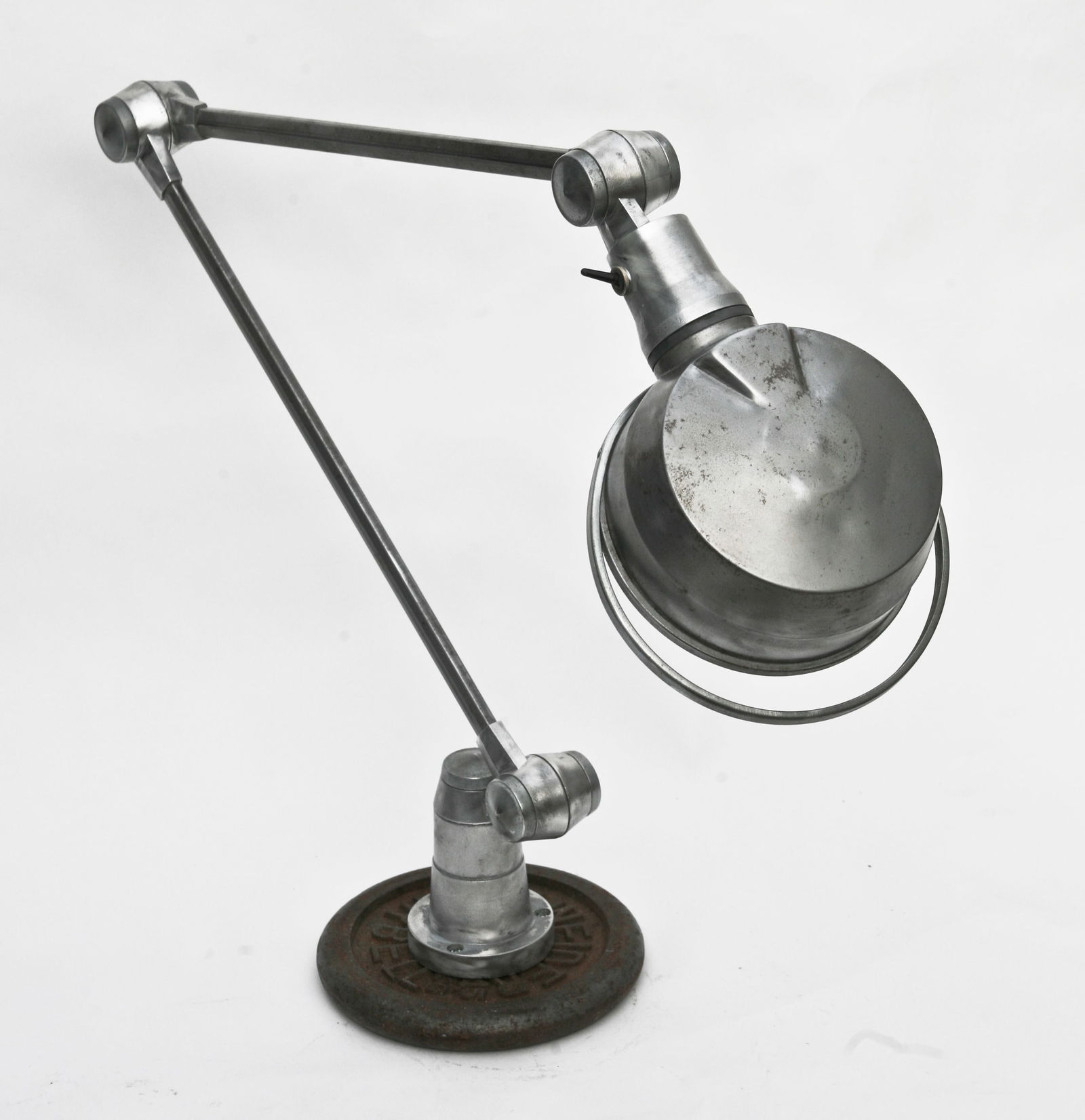 FRENCH INDUSTRIAL JIELDE MODERNIST LAMP DOMECQ LAC: Title: FRENCH INDUSTRIAL JIELDE MODERNIST LAMP DOMECQ LAC Description: French modernist lamp made in the 1970's , by Jean Louis Domecq , you can also Google it to find several example on other