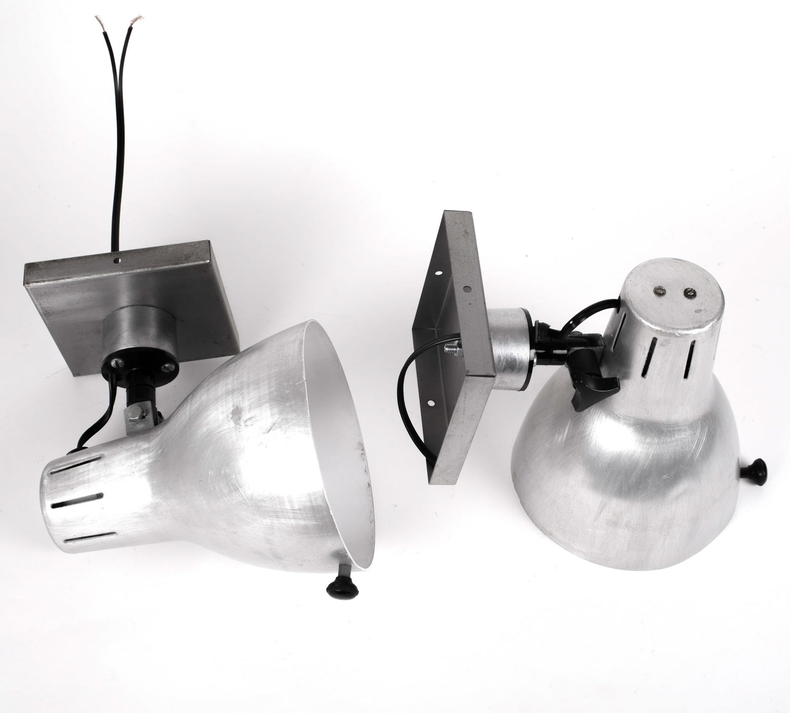 Pair of FRENCH industrial sconce JIELDE Modernist spot DOMECQ LAC - 4