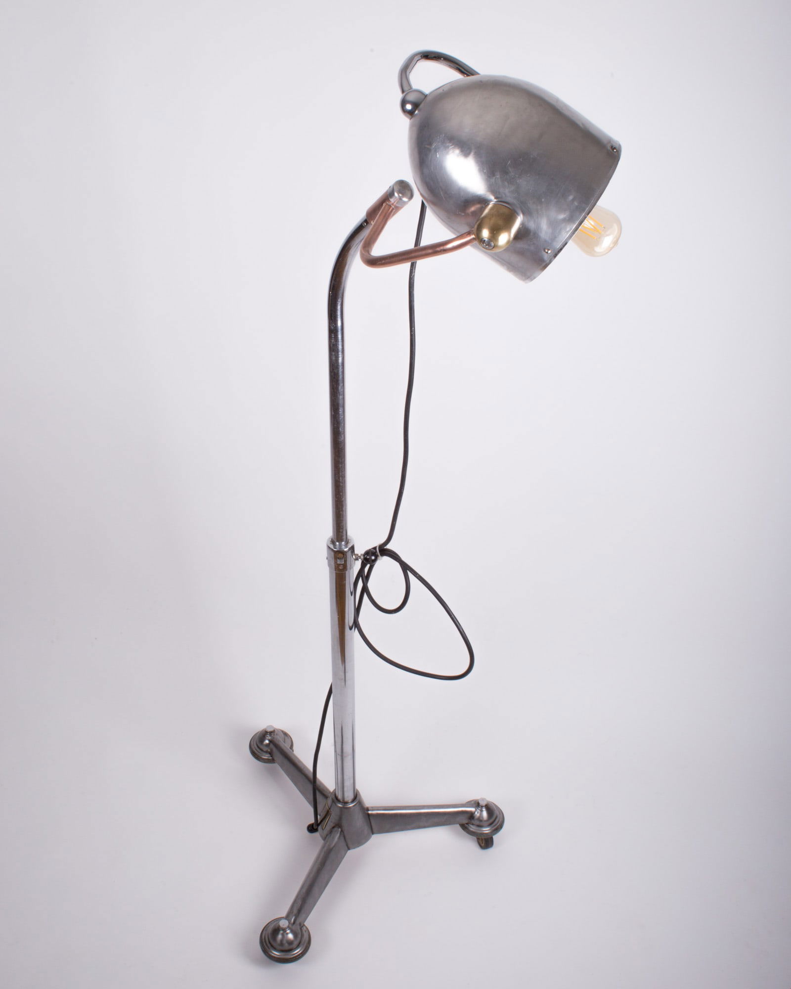 Vintage Dentist's Medical Floor Standing Lamp Original Hanau (1 of 5)