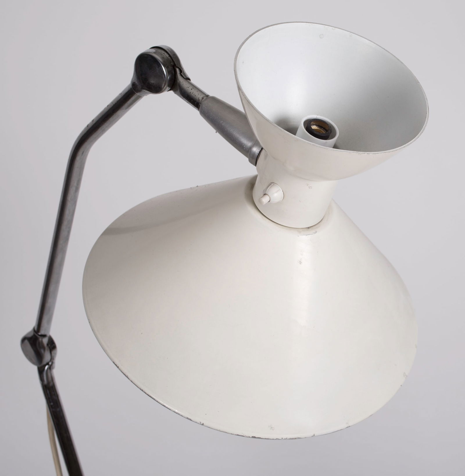 FRENCH MODERNIST FLOOR LAMP JUMO PERRIAND ADNET GUARICHE Diabolo mid century - 3