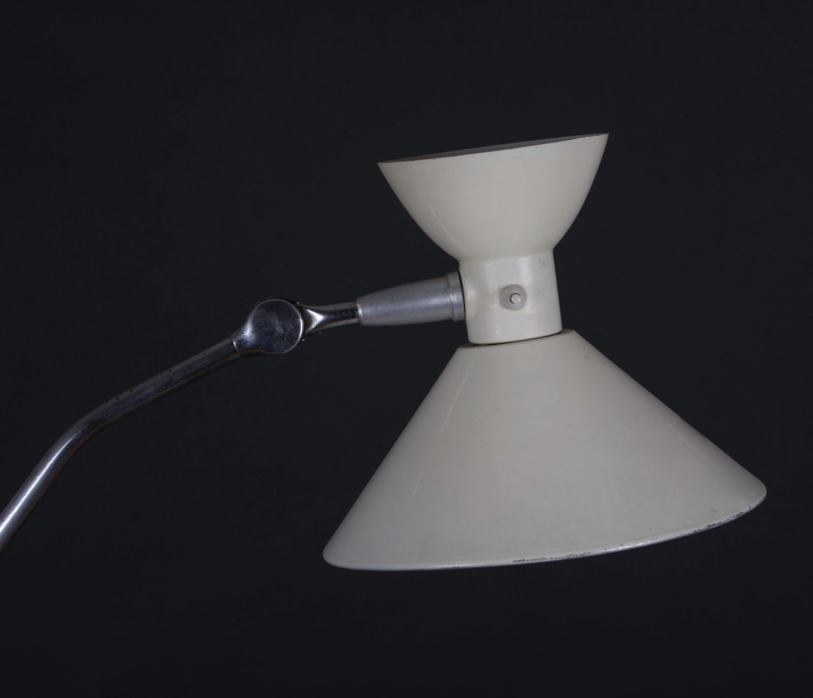 FRENCH MODERNIST FLOOR LAMP JUMO PERRIAND ADNET GUARICHE Diabolo mid century - 5