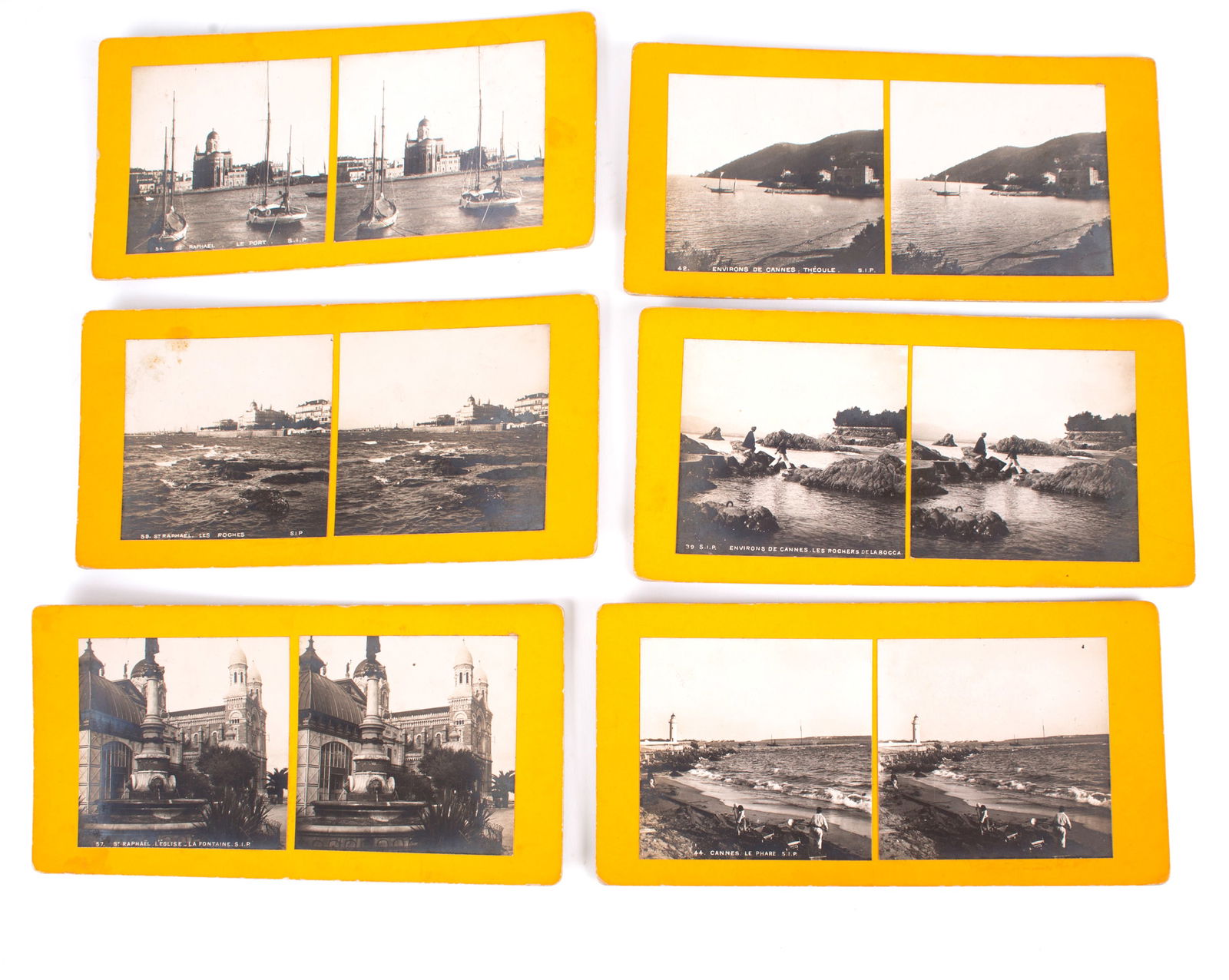 Antique French stereoscopic viewer 19th. with 40 views - 4