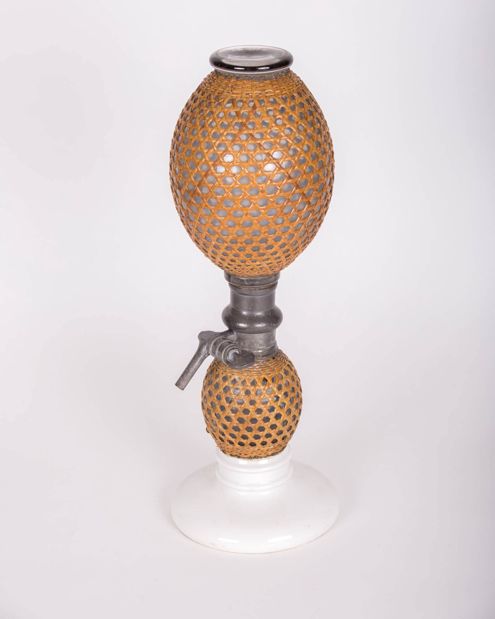 19th Century French Seltzer Siphon ceramic base - 4