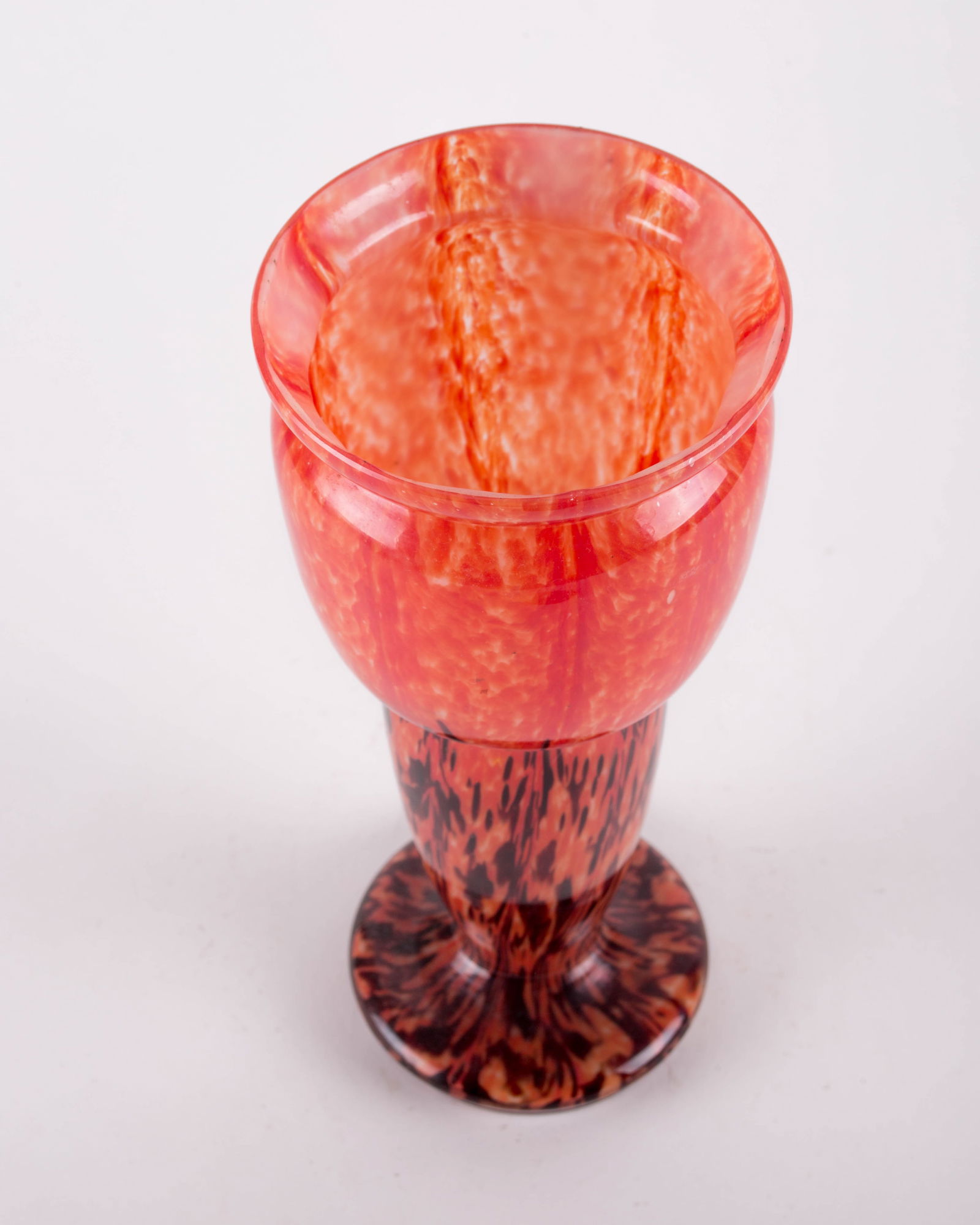 French Art deco Vase verrerie de Clichy Pantin - 3