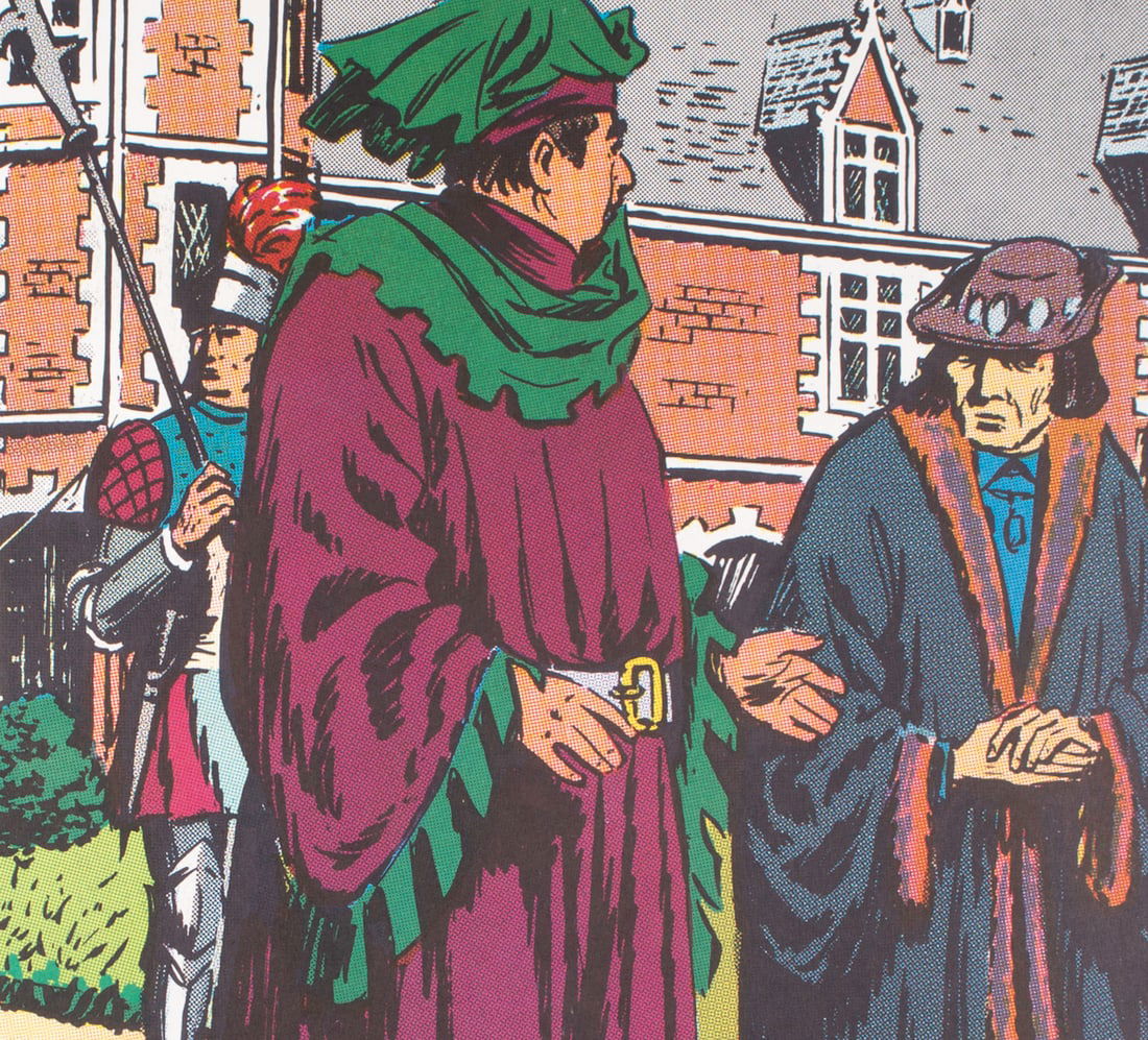 Vintage History French School Poster, Sudel , plate 11 and 15 double s - 3