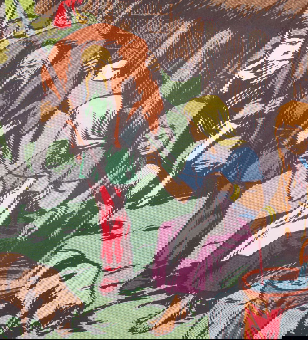 Vintage History French School Poster, Sudel , plate 6 and 2 double side1950 - 3