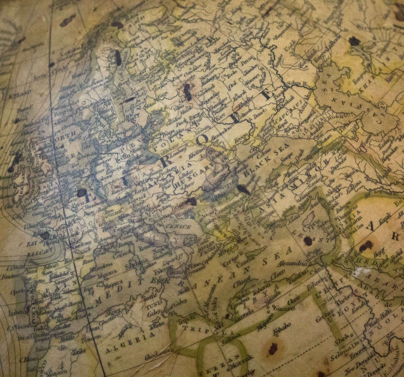 Smith & Son pair "12 of terrestrial and celestial globe 1860 - 3