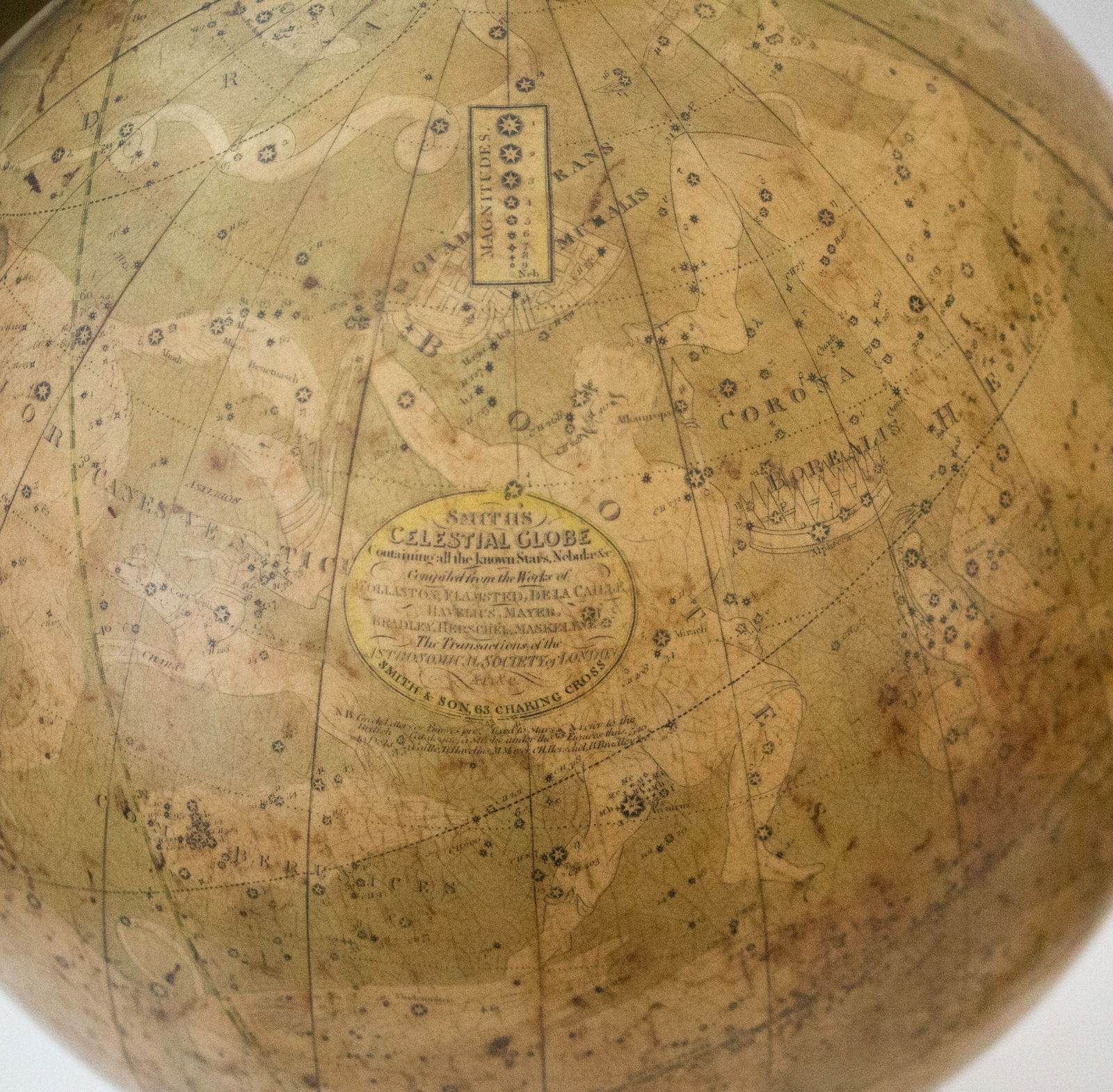 Smith & Son pair "12 of terrestrial and celestial globe 1860 - 6