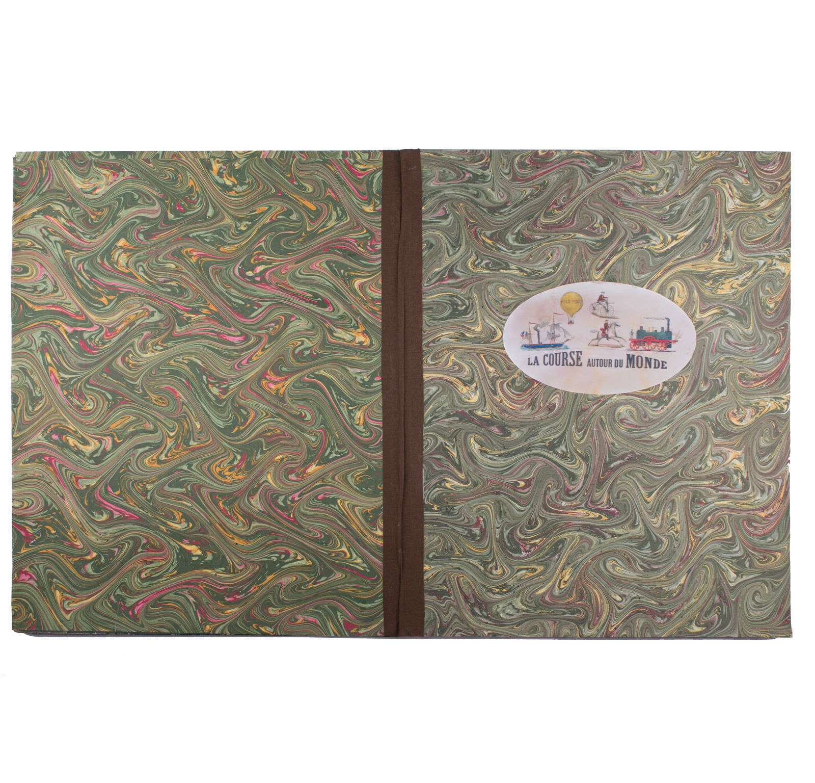 The Race Around the World, Coqueret, publisher, lithographs. H. Jannin, Paris," - 4