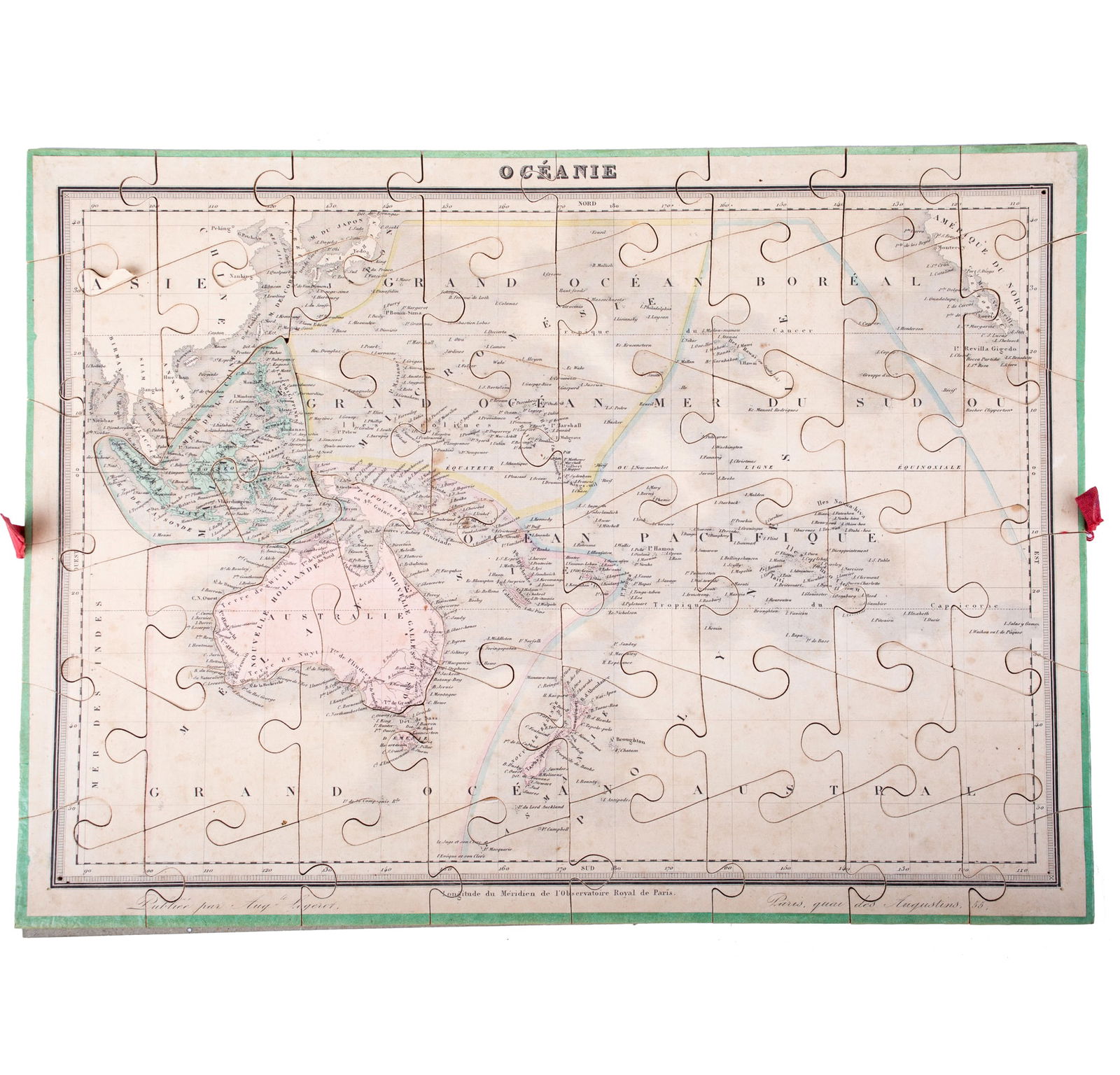 French jigsaw puzzle by Auguste Logerot full set 19th Century Fremin g - 10