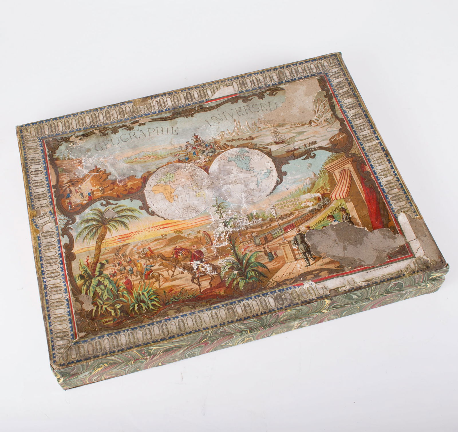 French jigsaw puzzle by Auguste Logerot full set 19th Century Fremin g - 2