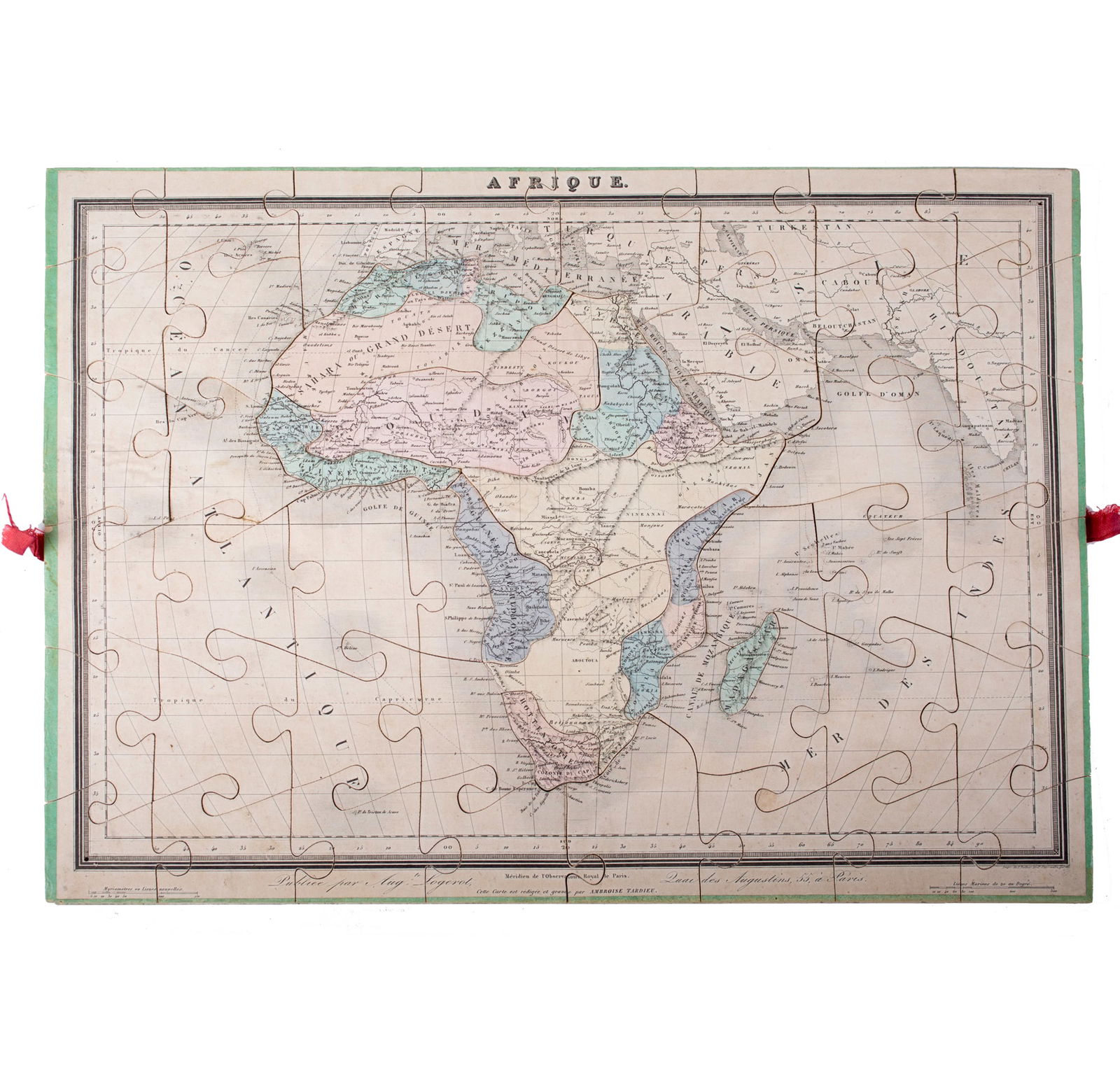 French jigsaw puzzle by Auguste Logerot full set 19th Century Fremin g - 4